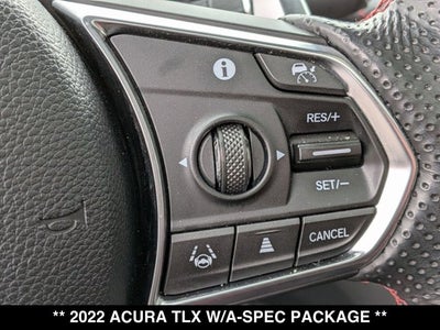 2022 Acura TLX w/A-Spec Package