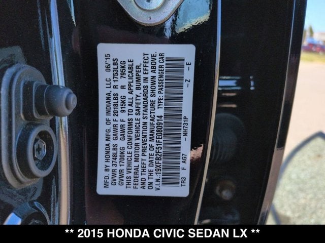 2015 Honda Civic LX