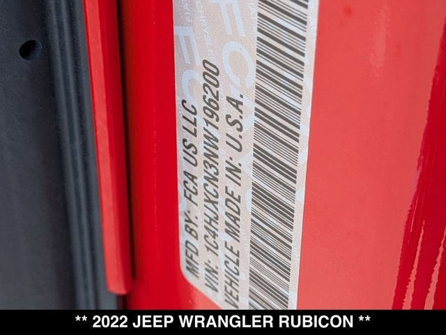 2022 Jeep Wrangler Rubicon