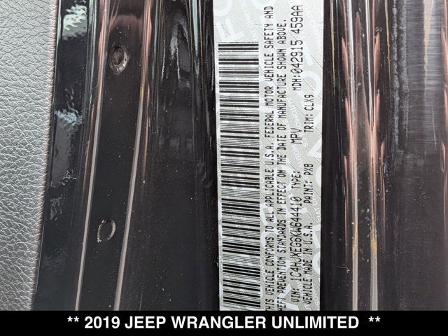 2019 Jeep Wrangler Unlimited Sahara