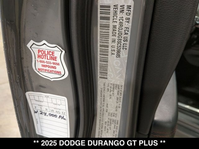 2025 Dodge Durango GT Plus