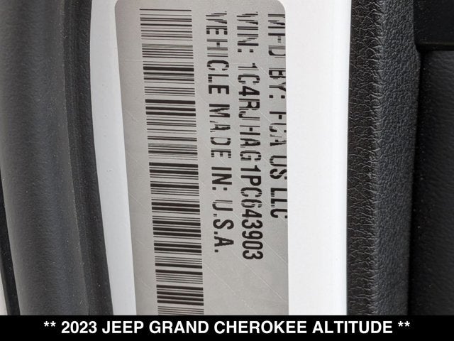 2023 Jeep Grand Cherokee Altitude