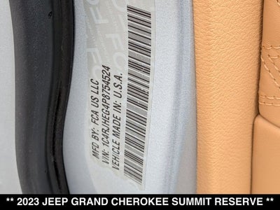 2023 Jeep Grand Cherokee Summit Reserve