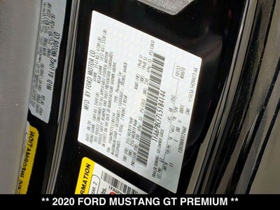 2020 Ford Mustang GT Premium