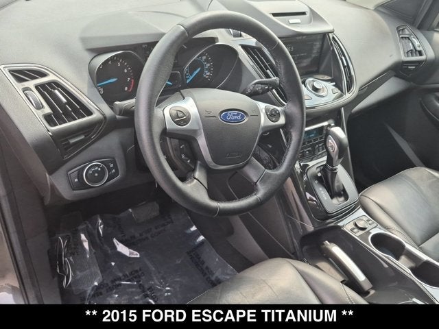 Used 2015 Ford Escape Titanium with VIN 1FMCU9J99FUC41930 for sale in Okemos, MI