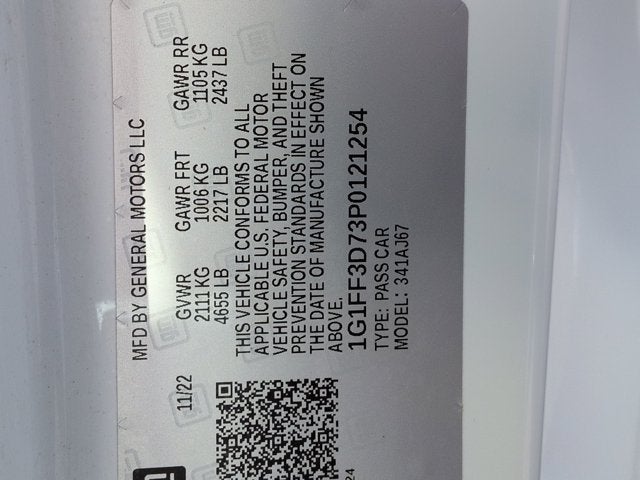 2023 Chevrolet Camaro LT1