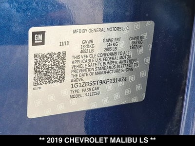 2019 Chevrolet Malibu LS