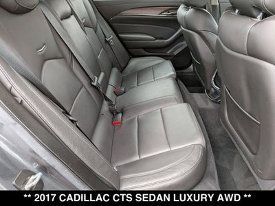 2017 Cadillac CTS Sedan Luxury AWD