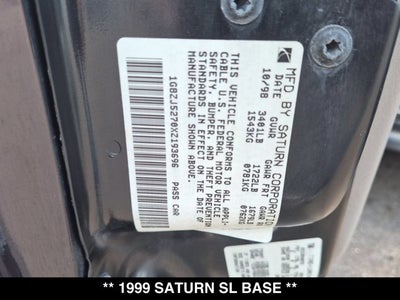 1999 Saturn SL Base