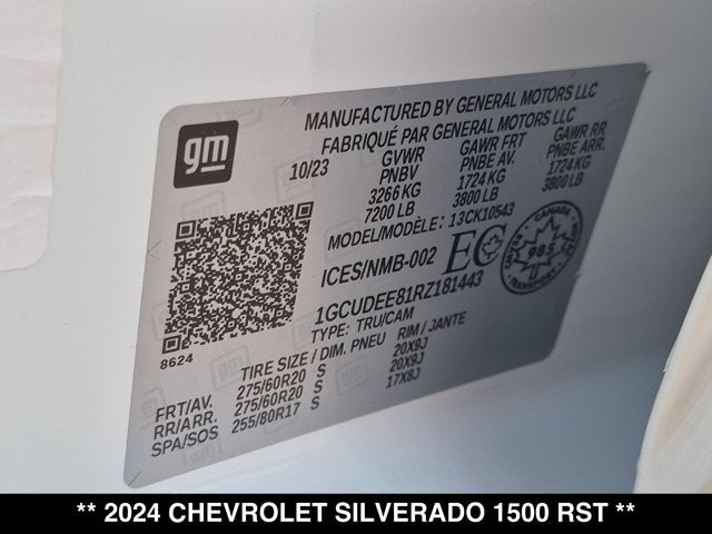 2024 Chevrolet Silverado 1500 RST