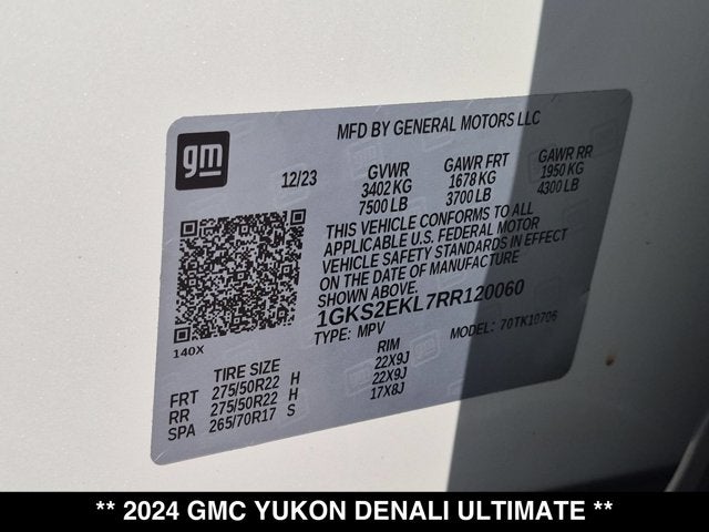 2024 GMC Yukon Denali Ultimate Denali Ultimate