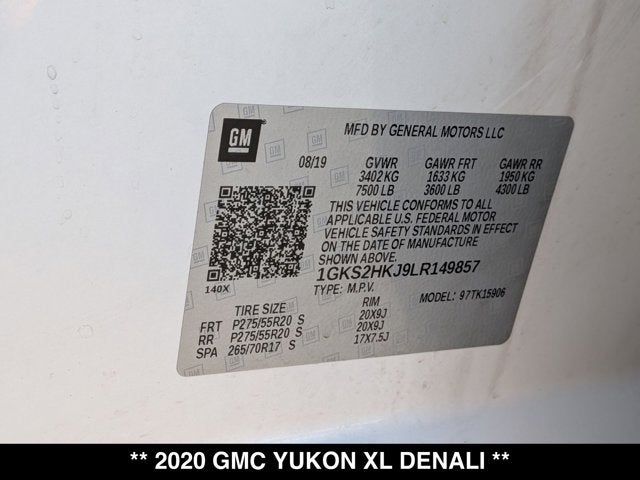 2020 GMC Yukon Denali Denali