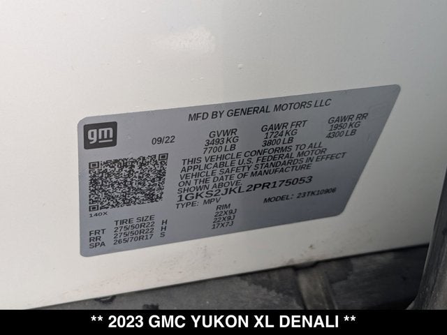 2023 GMC Yukon Denali Denali