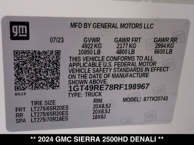 2024 GMC Sierra 2500HD Denali