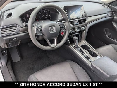 2019 Honda Accord LX 1.5T