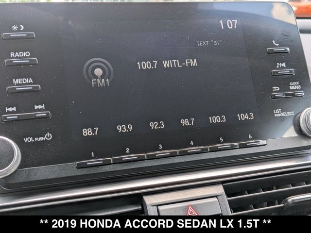2019 Honda Accord LX 1.5T