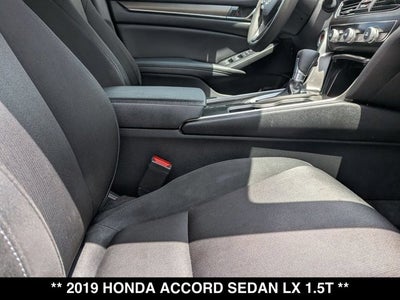 2019 Honda Accord LX 1.5T
