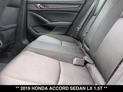 2019 Honda Accord LX 1.5T