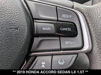 2019 Honda Accord LX 1.5T