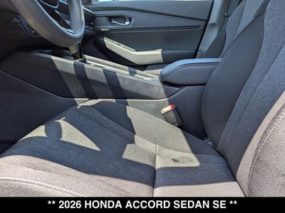 2026 Honda Accord SE
