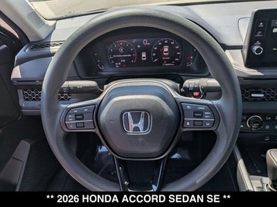2026 Honda Accord SE