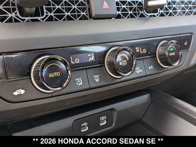 2026 Honda Accord SE