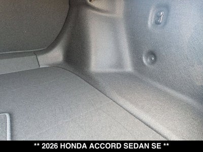2026 Honda Accord SE