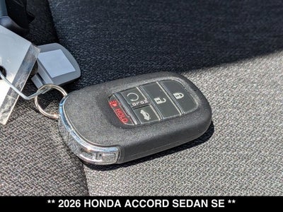 2026 Honda Accord SE