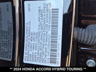 2024 Honda Accord Touring