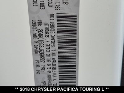 2018 Chrysler Pacifica Touring L