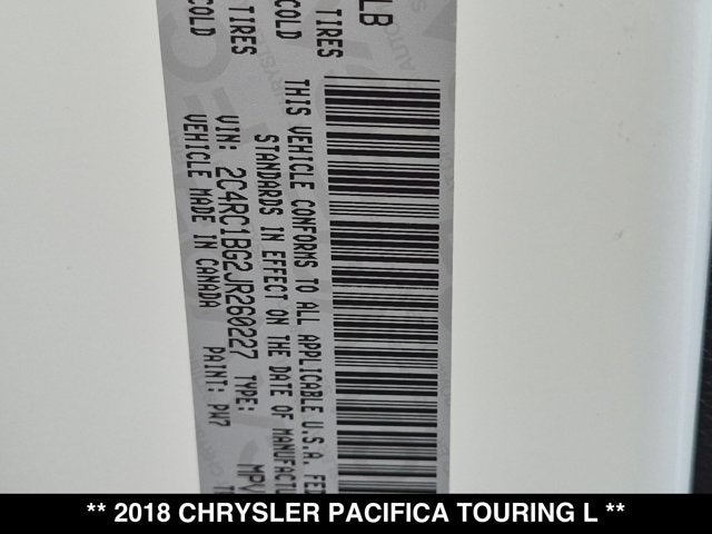 2018 Chrysler Pacifica Touring L