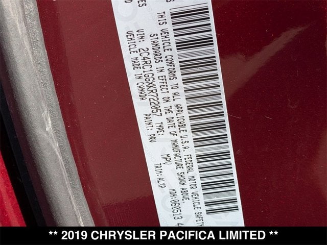 2019 Chrysler Pacifica Limited