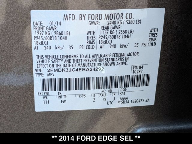2014 Ford Edge SEL