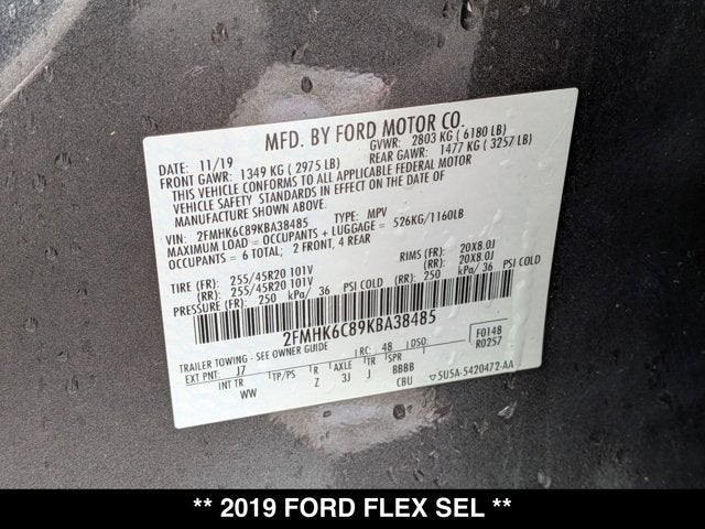 2019 Ford Flex SEL