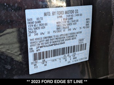 2023 Ford Edge ST Line