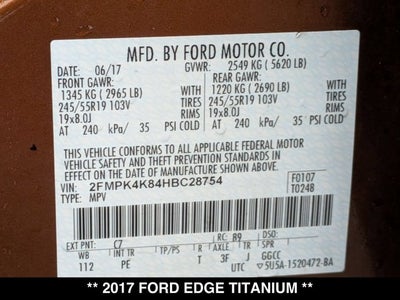 2017 Ford Edge Titanium