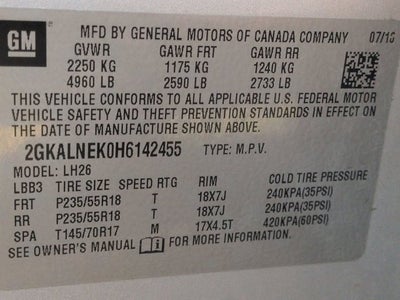 2017 GMC Terrain SLE