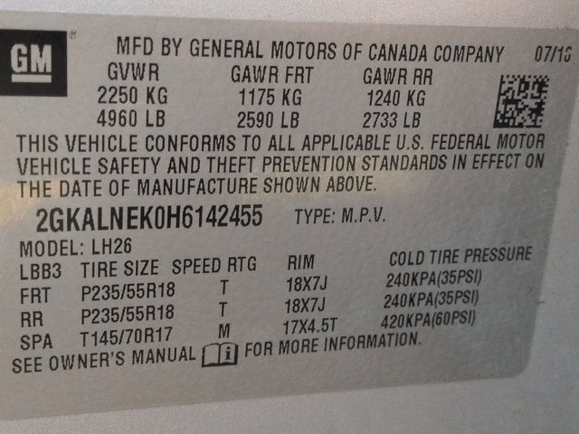 2017 GMC Terrain SLE