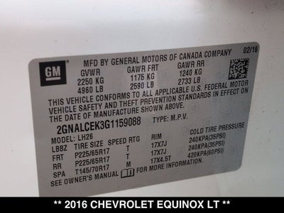 2016 Chevrolet Equinox LT