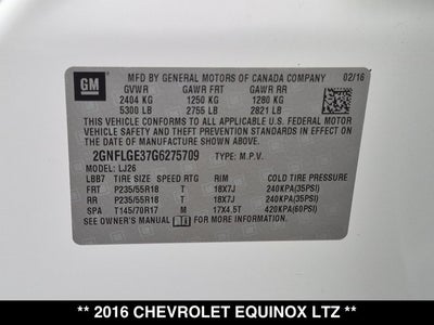 2016 Chevrolet Equinox LTZ