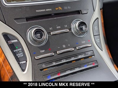 2018 Lincoln MKX Reserve