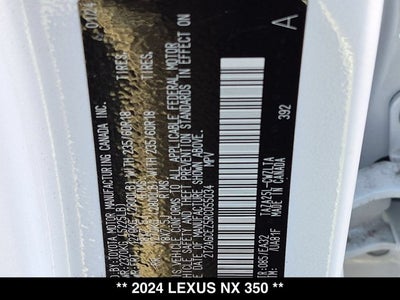 2024 Lexus NX 350 NX 350
