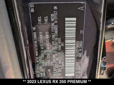 2023 Lexus RX 350 350 Premium