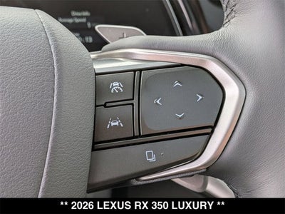 2026 Lexus RX 350 RX 350 Luxury