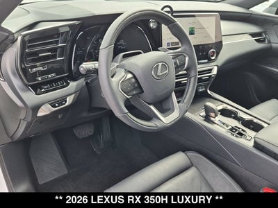 2026 Lexus RX 350h RX 350h Luxury