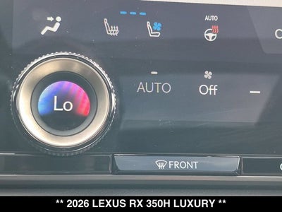 2026 Lexus RX 350h RX 350h Luxury