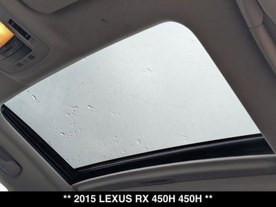2015 Lexus RX 450h 450h