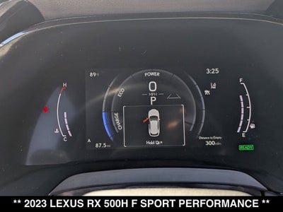 2023 Lexus RX 500h RX 500h F SPORT Performance