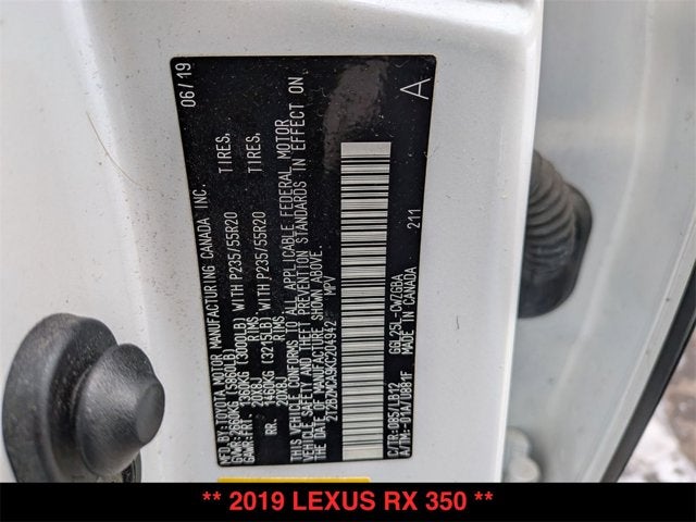 2019 Lexus RX 350 RX 350
