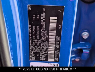 2025 Lexus NX 350 NX 350 Premium
